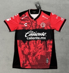 （S-4XL) 2025-26 Club Tijuana Home Black&Red Thailand Soccer Jersey AAA-4506