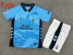2025-26 UD Las Palmas Away Blue  Kid/Youth Soccer Uniform-7809