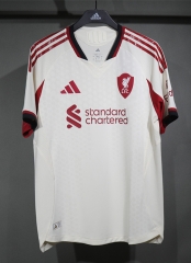 Player Version 25-26 Liverpool Away White Thailand Soccer Jersey AAA-4563