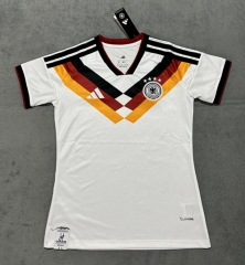 2025-26 Germany Home White Women Thailand Soccer Jersey AAA-4506