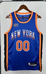 2024 City version  New York Knicks Blue#00 NBA Jersey-311