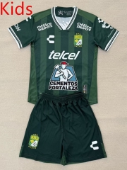2025-26 Club León Home Green Kids/Youth Soccer Uniform-AY