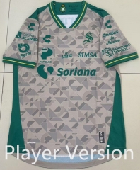（s-4xl）Player Version 2025-2026Santos FC Away Green Thailand Soccer Jersey AAA-912