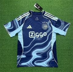 (S-4XL)25-26 Ajax Away Blue Thailand Soccer Jersey AAA-403