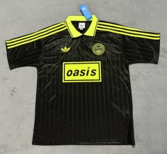 (s-4xl)#25 25-26 oasis Black&Green Thailand Soccer Jersey AAA-4506