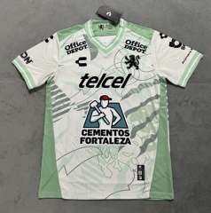 (S-4XL)25-26 Club León Away White&Green Thailand Soccer Jersey AAA-4506