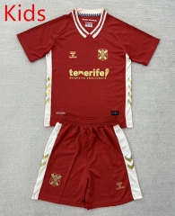 2025-2026 CD Tenerife Away Red Kids/Youth Soccer Uniform-AY