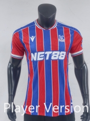 Player version 2025-26 Crystal Palace Home Red&Blue Thailand Soccer Jersey AAA-0871