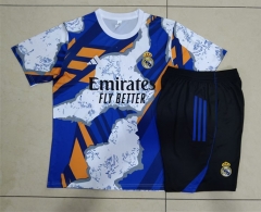 25-26 Real Madrid Camo Inkjet Short-sleeved Thailand Soccer Tracksuit-815
