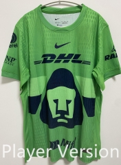 (S-4XL) Player Version 2025-2026 PA UNAM Goalkeeper Green Thailand Soccer Jersey AAA-912