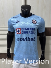(S-3XL) Player Version 25-26 Cruz Azul Fútbol Club Sky Blue Thailand Soccer Jersey AAA-6253
