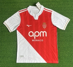 （s-4xl）2025-26 Monaco Home Red& White Thailand Soccer Jersey AAA-403