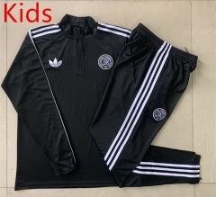 25-26 125th Anniversary Edition Germany Black Kids/Youth Soccer Tracksuit-815