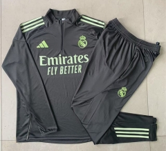 25-26 Real Madrid Green Thailand Soccer Tracksuit-815