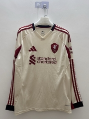 （s-4xl）2025-26 Liverpool Away Apricot LS Thailand Soccer AAA-9268