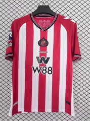 (S-4XL) 25-26 Sunderland AFC Home Red&White Thailand Soccer Jersey AAA-2044