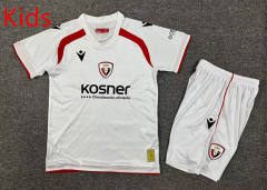 25-26 CA Osasuna 2nd Away White Kids/Youth Soccer Uniform-7809