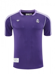 2025-2026 Real Madrid Purple Training Soccer Jersey-418