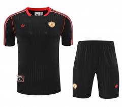 2025-2026 Manchester United Black Thailand Training Uniform-418