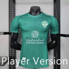 Player Version 25-26 Al-Ahli Saudi Green Thailand Soccer Jersey AAA-888