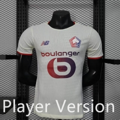 Player Version 25-26 Lille Away White Thailand Soccer Jersey AAA-888