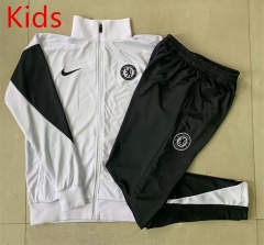 2025-2026 Chelsea White Kids/Youth Soccer Jacket Uniform-815