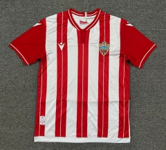 (S-4XL)25-26 UD Almería Home Red&White Thailand Soccer Jersey AAA-512