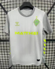 (S-4XL) 25-26 SV Werder Bremen Away White Thailand Soccer Jersey AAA-2044