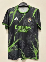 25-26 Lightning Version Real Madrid Black&Green Thailand Soccer Jersey-2483