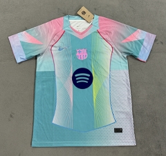 (S-4XL) 25-26 Barcelona Blue Thailand Soccer Training Jersey AAA-4506