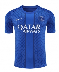 25-26 Paris SG Blue Thailand  Soccer Jersey-418
