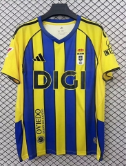 (S-4XL)25-26 Real Oviedo Away Yellow&Blue Thailand Soccer Jersey AAA-2044