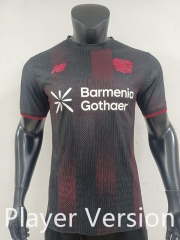 Player version 25-26 Bayer 04 Leverkusen Home Red&Red Thailand Soccer Jersey AAA-0871