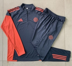 2025-26 Bayern München Gray Thailand Soccer Tracksuit-815