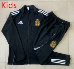 2025-2026  Argentina Black Kids/Youth Soccer Jacket Uniform-815