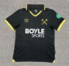 （s-4xl）25-26 West Ham United 2nd Away Black Thailand Soccer Jersey AAA-512