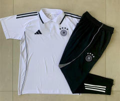 （4 stars）2025-26 Germany White Thailand Polo Uniform-815