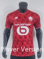 Player Version 25-26 Lille Home Red Thailand Soccer Jersey AAA-0871