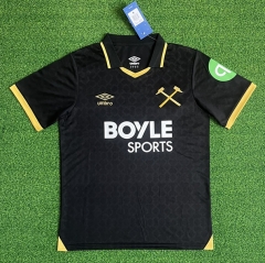 （s-4xl）25-26 West Ham United 2nd Away Black Thailand Soccer Jersey AAA-403
