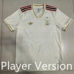 (S-4XL) Player Version 2025-2026 Flamengo 2nd Away Beige Thailand Soccer Jersey AAA-908