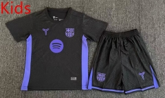 25-26 Correct Version Barcelona Black Kids/Youth Soccer Uniform-2483