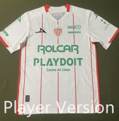 (S-4XL) Player Version 25-26 Necaxa Away White Thailand Soccer jersey AAA-912
