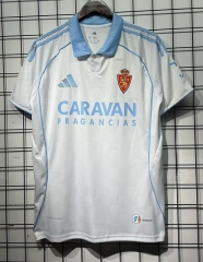 (S-4XL) 25-26 Real Zaragoza Home White Thailand Soccer Jersey AAA-GB