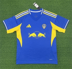 (S-4XL）25-26 Leeds United Away Blue Thailand Soccer Jersey AAA-403