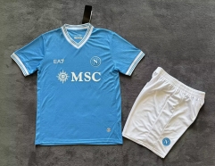25-26 Napoli Home Blue Soccer Uniform-7209