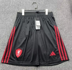 2025-26 Liverpool Away Black Thailand Soccer Shorts-718