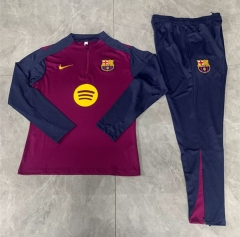 2025-2026 Barcelona Rose Red Thailand Soccer Tracksuit-411