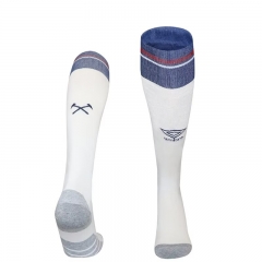 2025-2026 West Ham United Away White Red Soccer Socks