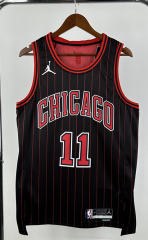 2025 Flyer Version Chicago Bulls Black&Red #11 NBA Jersey-311