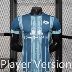 Player Version 2025-26 Olympique de Marseille Blue Thailand Sccer Jersey AAA-888